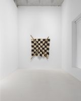Deja - vu Lintention dune situation by Mircea Cantor contemporary artwork sculpture textile