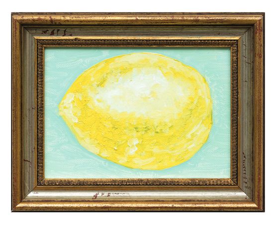 Lemon by Jiwon Kim contemporary artwork Painting