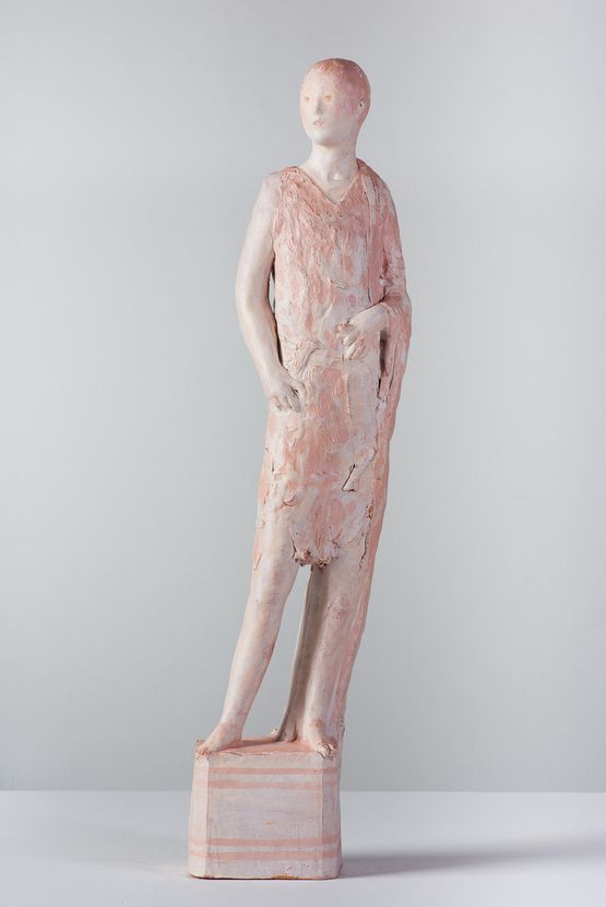 John the Baptist by Linda Marrinon contemporary artwork Sculpture