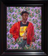 Portrait of Pape Diouf II by Kehinde Wiley contemporary artwork painting