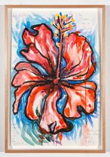 the flowers are in bloom by Del Kathryn Barton contemporary artwork works on paper