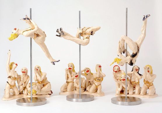 Strip club by Ioana Maria Sisea contemporary artwork
