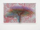 Numbers and Trees Tanzania Series 3 Acacia Tree 6 Burungi by Charles Gaines contemporary artwork Mixed Media