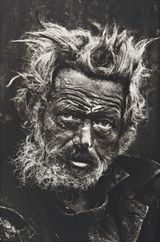Homeless man east London by Don Mccullin contemporary artwork photography