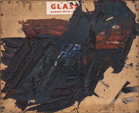 Painting on Cardboard by Gustav Metzger contemporary artwork Painting