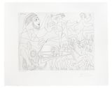El Arrastre avec Ecuyere et Putto from La Serie 347 B. 1509 Ba. 1525 by Pablo Picasso contemporary artwork print