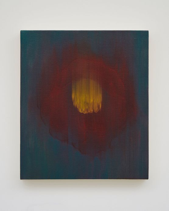 Falling Camellia by Noritaka Tatehana contemporary artwork Painting