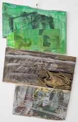 Lenin. Gorbatschow. by Chris Reinecke contemporary artwork mixed media painting works on paper
