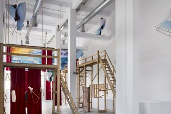Contemporary art exhibition Petrit Halilaj An Opera Out of Time at Hamburger Bahnhof Berlin Germany