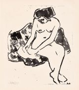 Weisses Madchen White Girl by Karl Schmidt-Rottluff contemporary artwork print