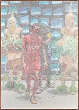 Deconnexion des traditions by Alioune Diagne contemporary artwork painting