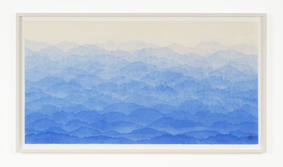 Blue Mountain by Minjung Kim contemporary artwork Works on Paper
