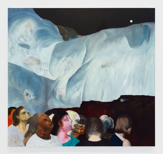 Blue to the Blind by Ambera Wellmann contemporary artwork Painting