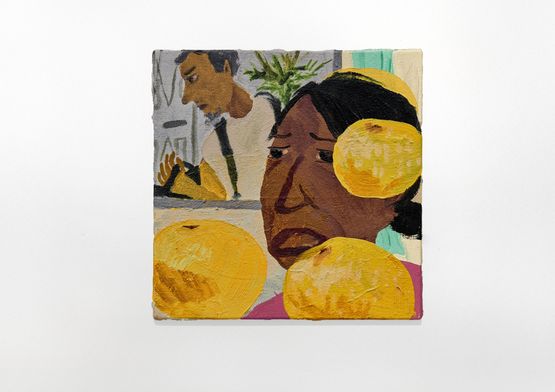 Grapefruit which she hates. by Kyoko Idetsu contemporary artwork Painting