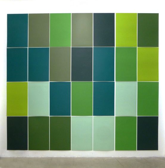 Horizonte Verde by Xavier Veilhan contemporary artwork Installation