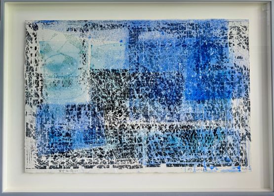 Raindrops Beyond the Window II by Bao Pei contemporary artwork Works on Paper