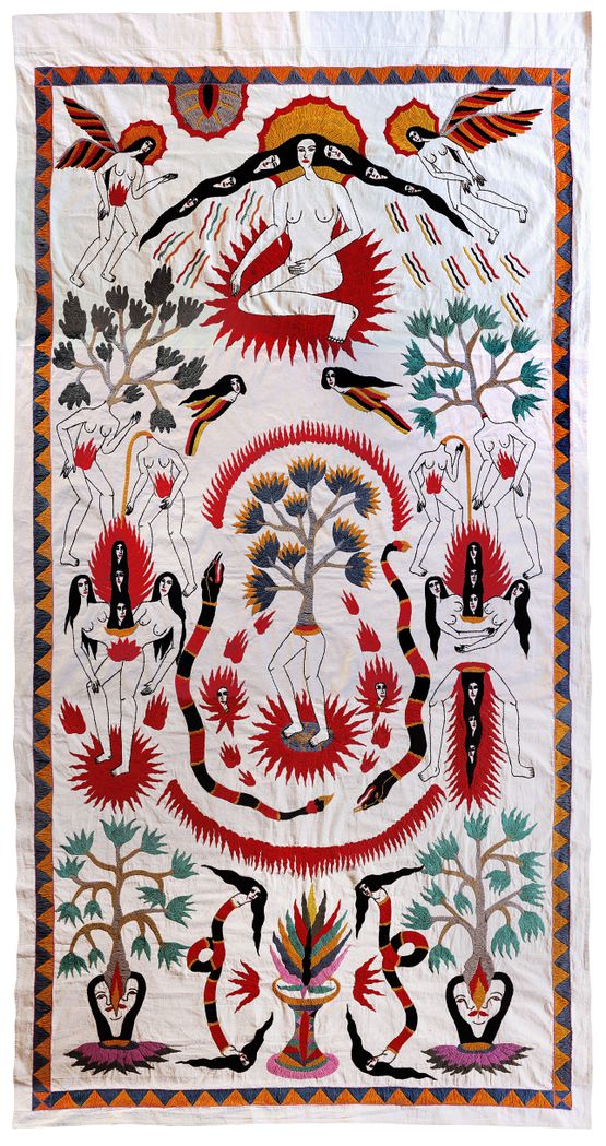Act Three 1 by Citra Sasmita contemporary artwork Textile