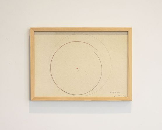 Points at the same distance from three points by Koo Hyunmo contemporary artwork Works on Paper