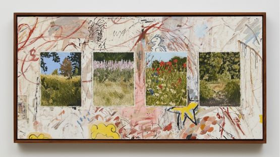 4 landscapes by Lorenzo Amos contemporary artwork Painting