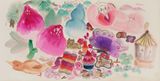 Fragrant Smoke by Wang Mengsha contemporary artwork painting works on paper