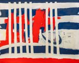 RWB 2Alternate title Red White and Blue No. 2 by Jack Tworkov contemporary artwork painting