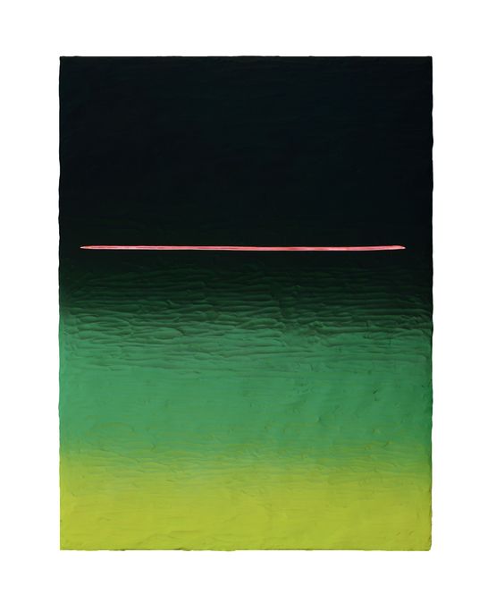Horizon Line Somewhere Over the Mediterranean Sea by Henry Hudson contemporary artwork Painting