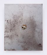 Linear Segment 2m 70cm  Center of Melted Point by Kishio Suga contemporary artwork sculpture