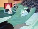 The tranquil deserts bed by Jang Koal contemporary artwork Painting