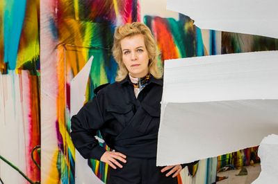 Katharina Grosse on Mumbling Mud in Shanghai