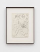 Untitled Preparatory Drawing by Tom of Finland contemporary artwork drawing