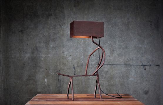 Domestication Lamp by Atelier Van Lieshout contemporary artwork Sculpture