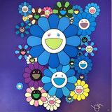 Blue Velvet by Takashi Murakami contemporary artwork print