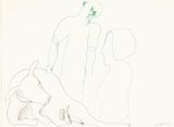 Untitled by Oswald Oberhuber contemporary artwork drawing works on paper