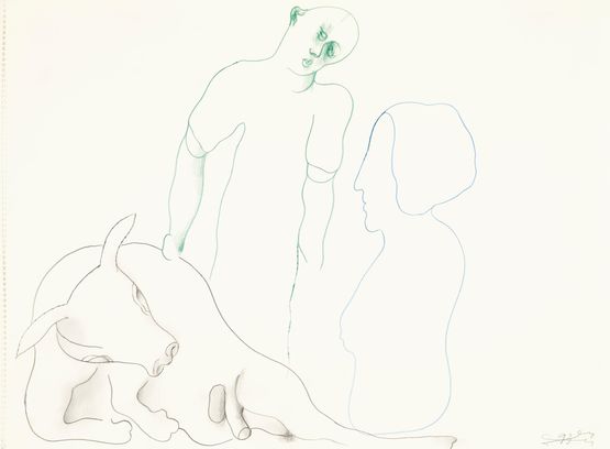 Untitled by Oswald Oberhuber contemporary artwork Works on Paper
