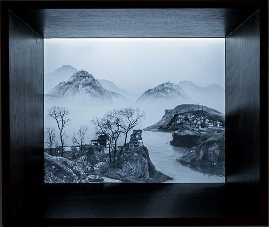 The Immemorial - Other Shore 3-10 by Yang Yongliang contemporary artwork Photography