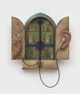 The Listener by Arghavan Khosravi contemporary artwork painting
