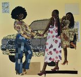IN ONE ACCORD by Michael Gah contemporary artwork textile
