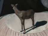We are always looking for a moment of peace by Zhai Liang contemporary artwork painting