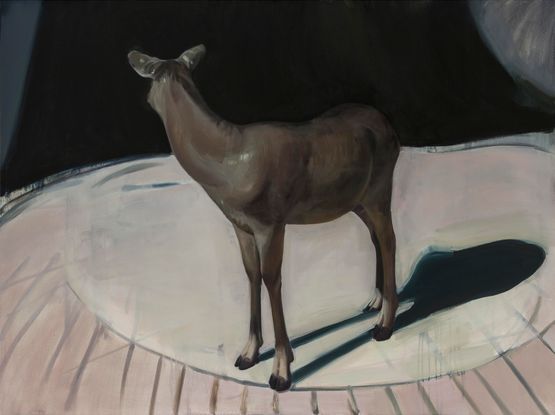 We are always looking for a moment of peace by Zhai Liang contemporary artwork Painting
