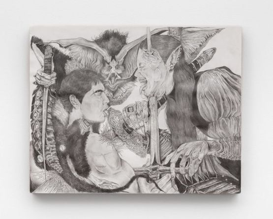 Whispered Suggestions by Christian Santiago contemporary artwork Drawing