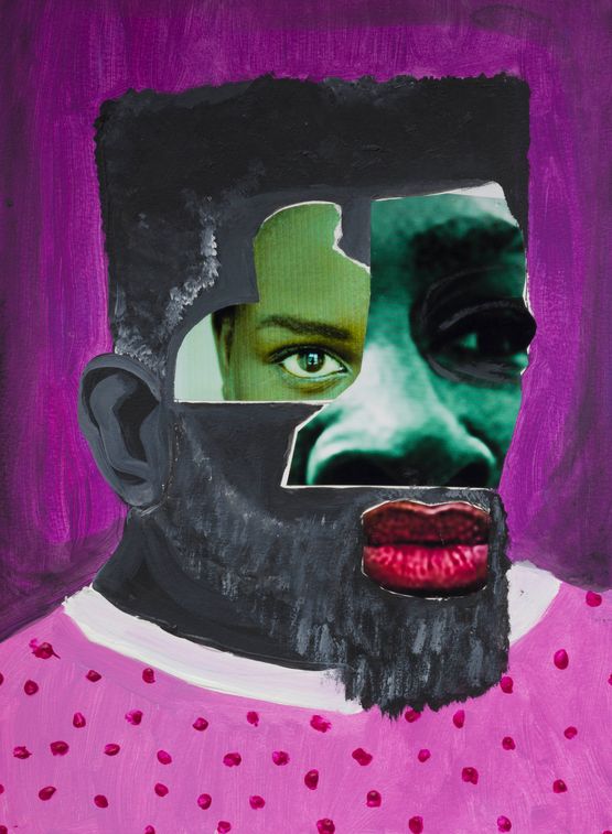 The Black Panjandrum 24 by Larry Amponsah contemporary artwork Painting