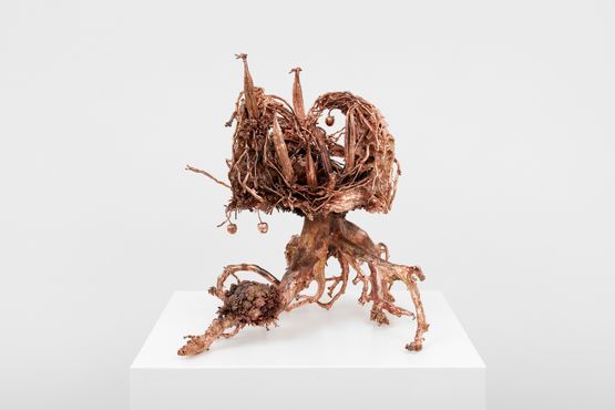 Dendrite Bonsai Artichoke Heart by Max Hooper Schneider contemporary artwork Sculpture