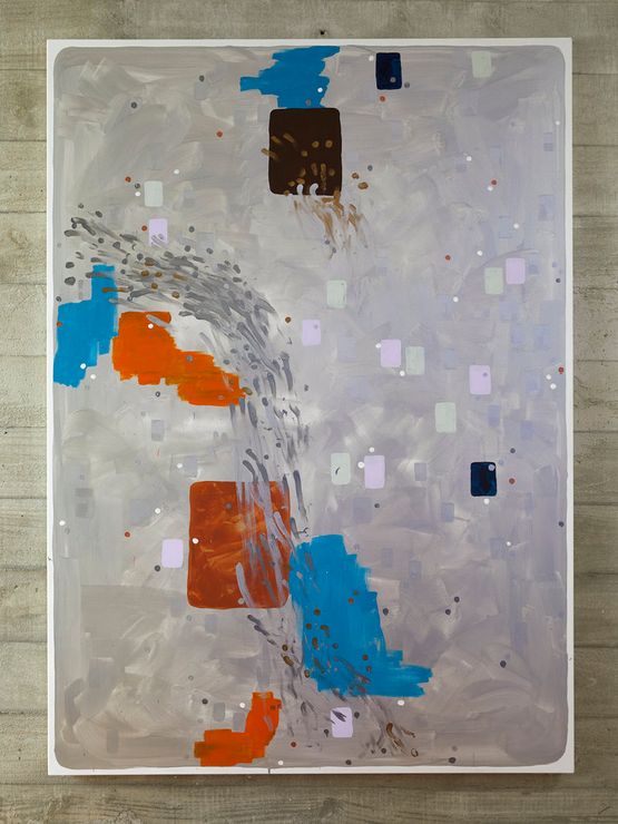 Centennial Park The Silver Paintings 2 by John Reynolds contemporary artwork Painting