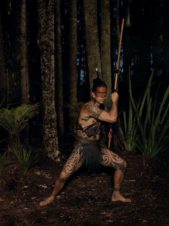 Battle of the Noble Savage by Greg Semu contemporary artwork Photography