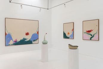 Contemporary art exhibition Violeta Maya Precisamente porque el rosa me incomoda at Alzueta Gallery Seneca Spain