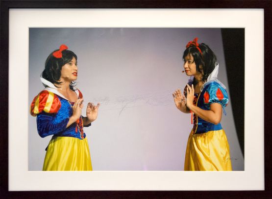Filipino Conference Criticality Post Colonial Feminism White Fragility by Eisa Jocson contemporary artwork Photography