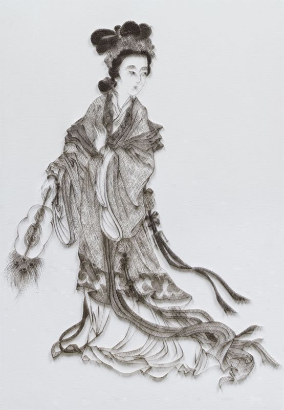 Imitating Lady by Pu Ru by Chen Chun-Hao contemporary artwork Painting