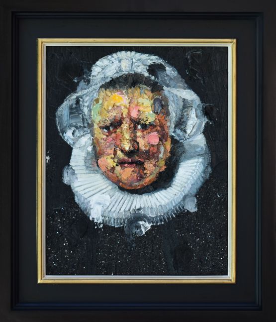 After Rembrand Portrait of Aechje Claesdr by Frans Smit contemporary artwork Painting