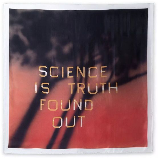 Science Is Truth Found Out by Ed Ruscha contemporary artwork Print