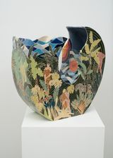 By the Waterfall by Krzysztof Strzelecki contemporary artwork sculpture